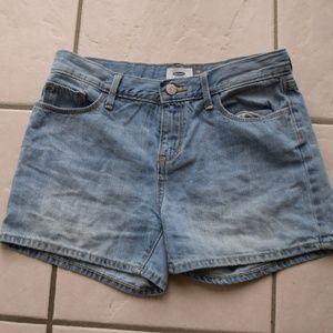 Old Navy Blue Light Wash Jean Shorts